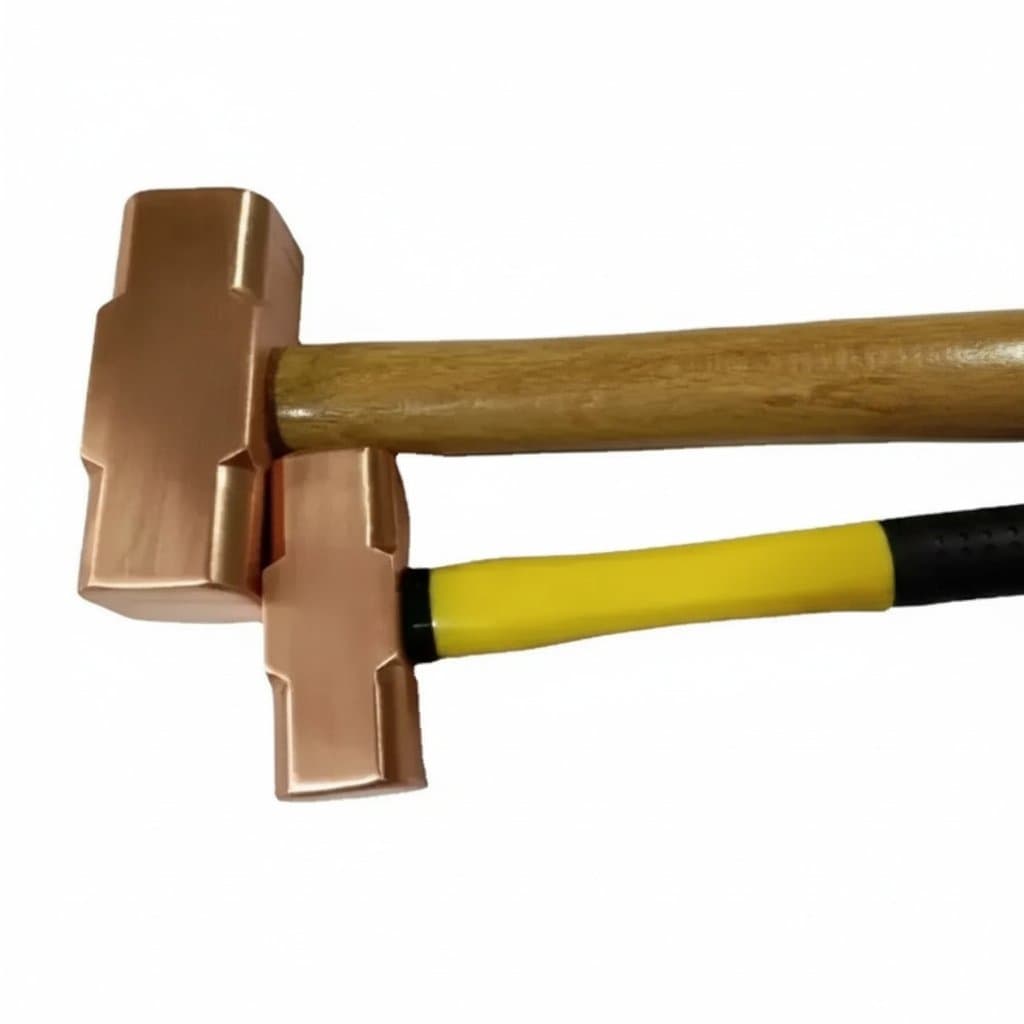 Heavy-Duty Copper Hammer | Professional Construction & Hardware Tool | Powerful Multifunctional Striking Accessory