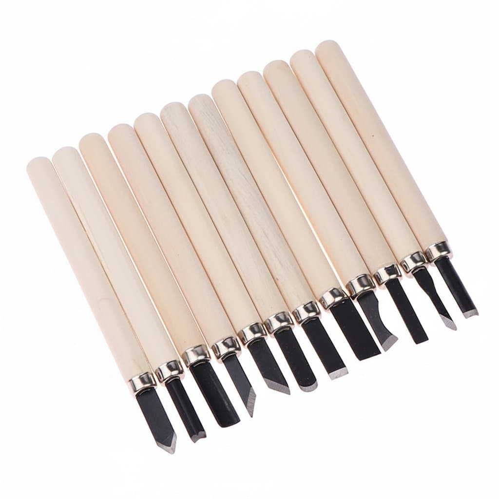 Wood Carving Chisel Set | Hand-Sharpened Blades for Precision DIY & Woodworking