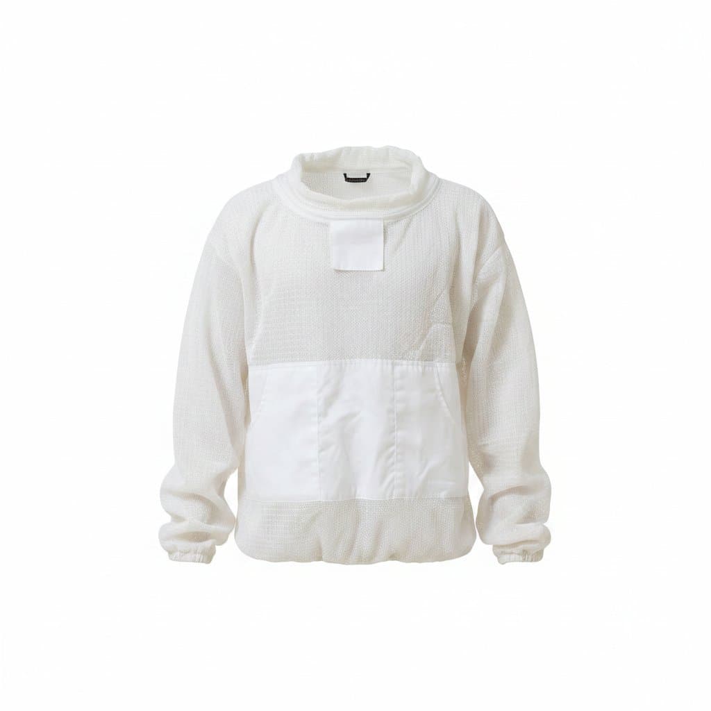 Ventilated Beekeeping Full Hazmat Suit | 3-Layer Air-Through Protection | Removable Hood