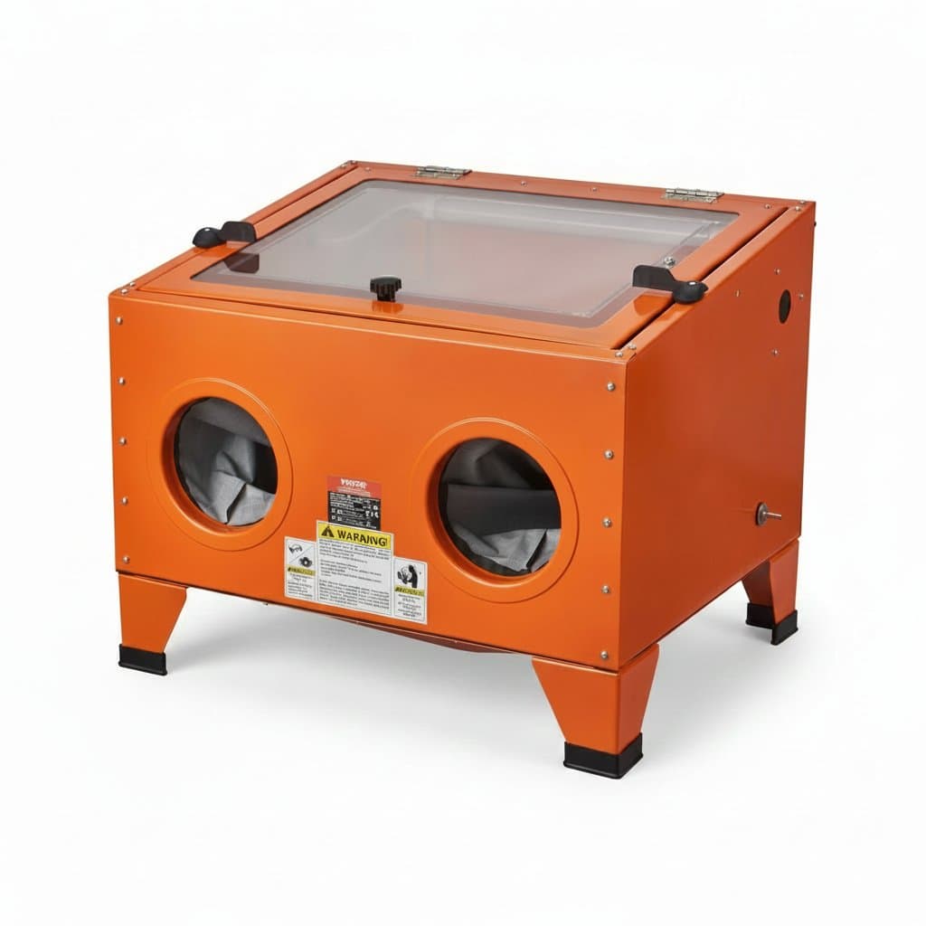 Sandblasting Cabinet | 25/40/60 Gallon Benchtop Blaster | For Paint, Stain & Rust Removal