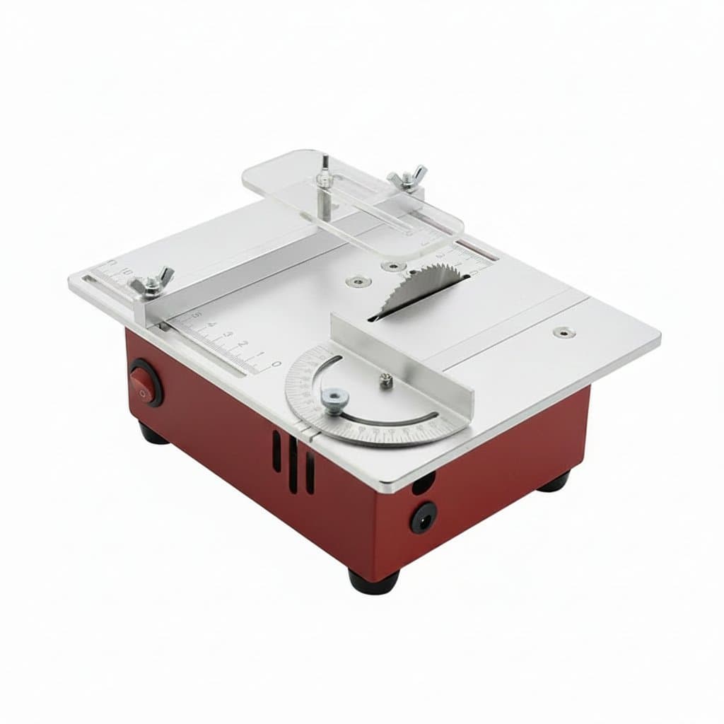 1800W Woodworking Motor Core horizontal workbench with circular saw table saw, a 220V multifunctional wood cutting machine for precise carpentry.