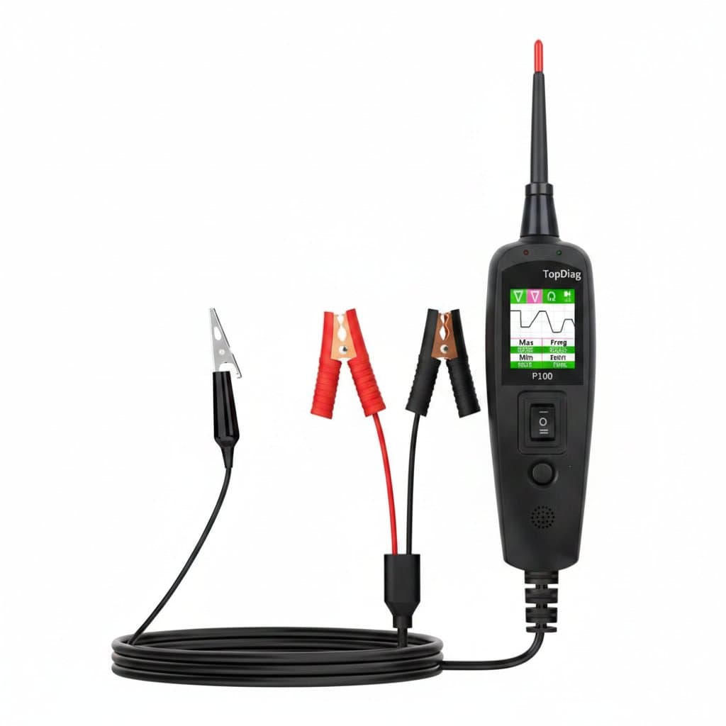 Automotive Circuit Tester | 12V/24V Power Scan | 2m Cable | Car Battery Diagnostics - Professional Grade Tool