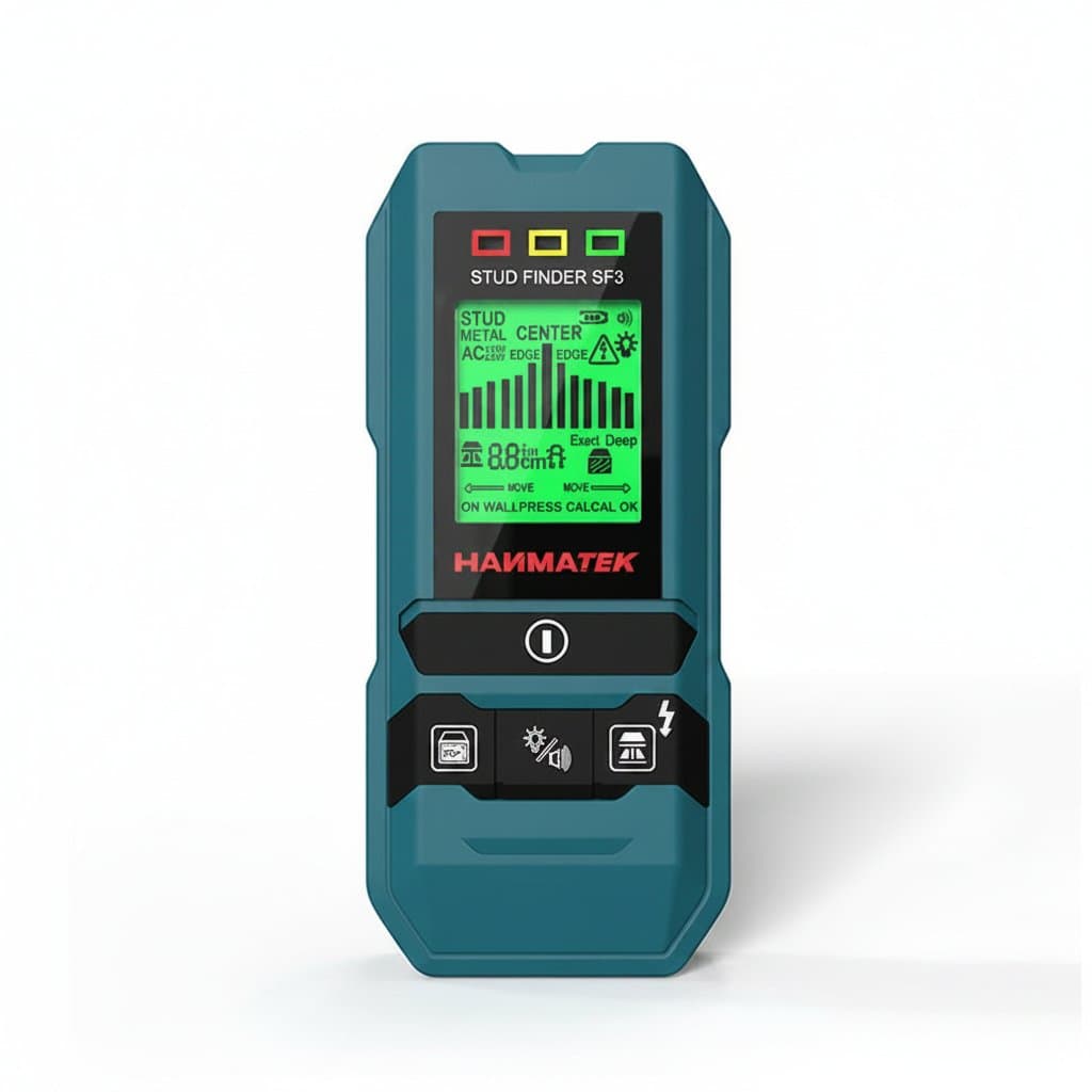 4-in-1 Stud Finder | Wood, Metal, AC Wire Detection | Wall Scanner - Professional Grade Tool