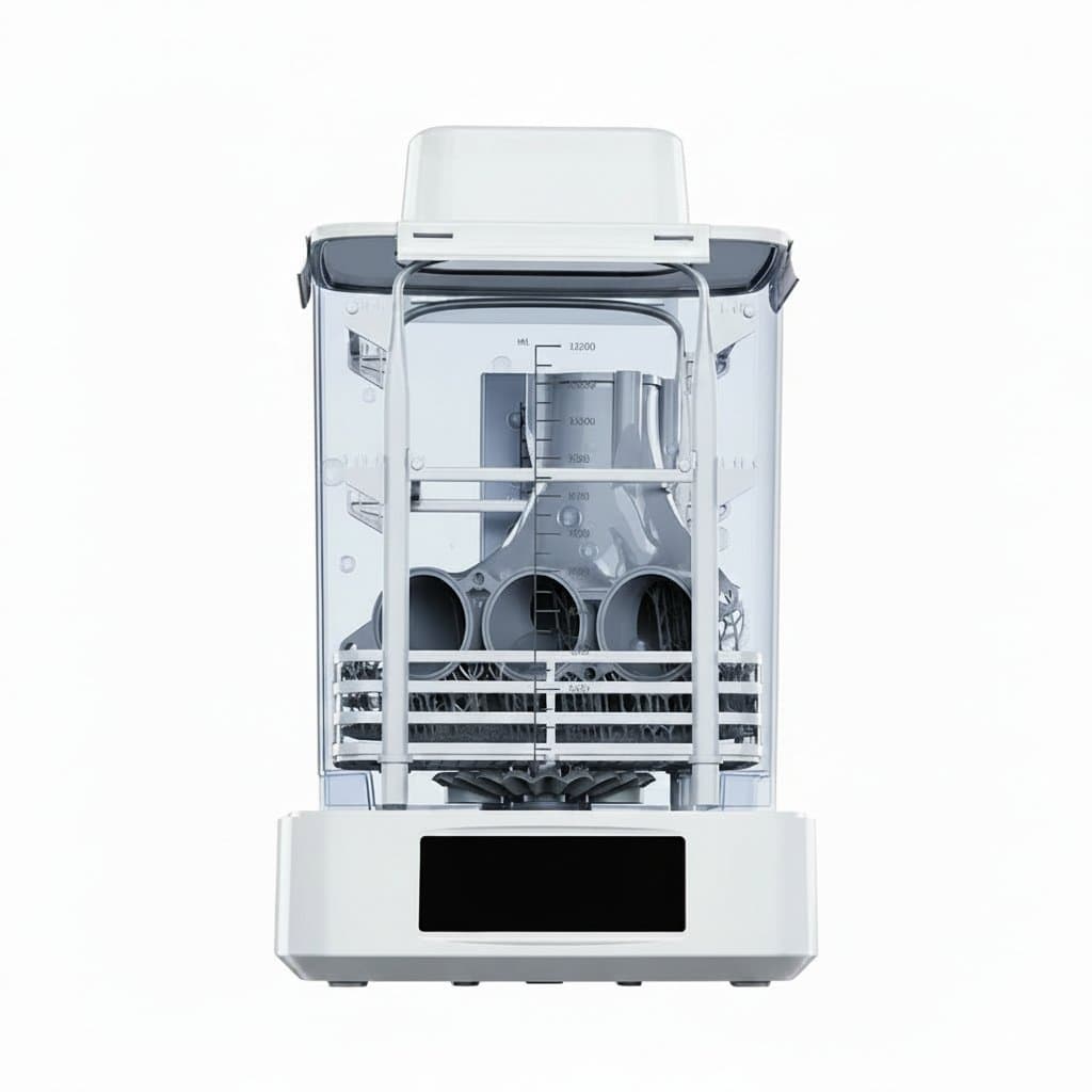 ANYCUBIC Wash & Cure 3 Plus 3d printer, a complete unit on a white background.