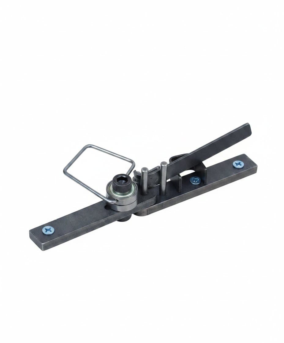 Professional manual rebar bender tool for forming 1-10mm iron, steel, and copper wire into angles and fishhooks.