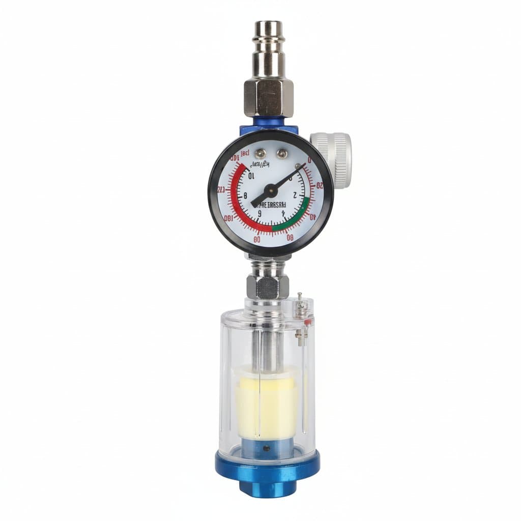 Air Spray Gun Regulator | 1/4 NPT | Precision Oil-Water Separator & Filter System