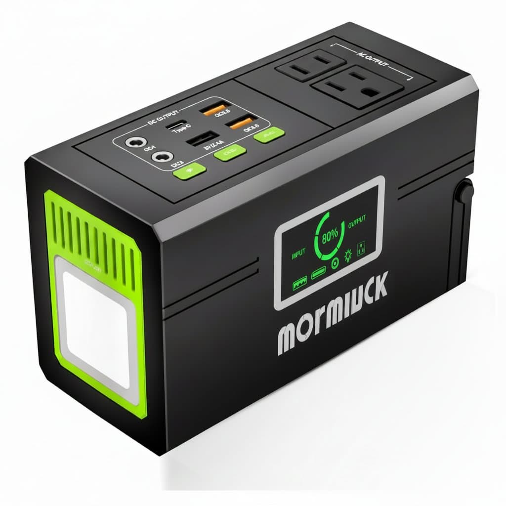 Power Station | 127W Solar-Ready Generator | 110V AC Outlet for Camping & Emergency Backup