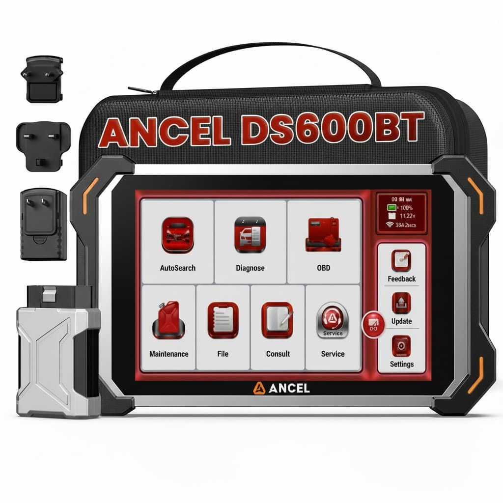 8-Inch OBD2 Scanner | All-System CAN FD Diagnostic Tool | ECU Coding & Reset Functions