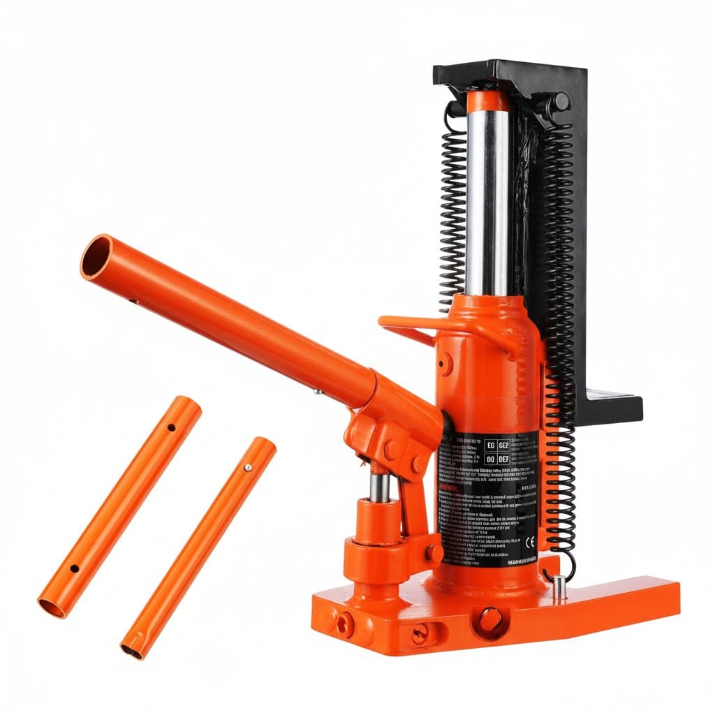 2.5-Ton Hydraulic Toe Jack | Low-Profile Machinery Lift | 0.8-5.3 Entry Height