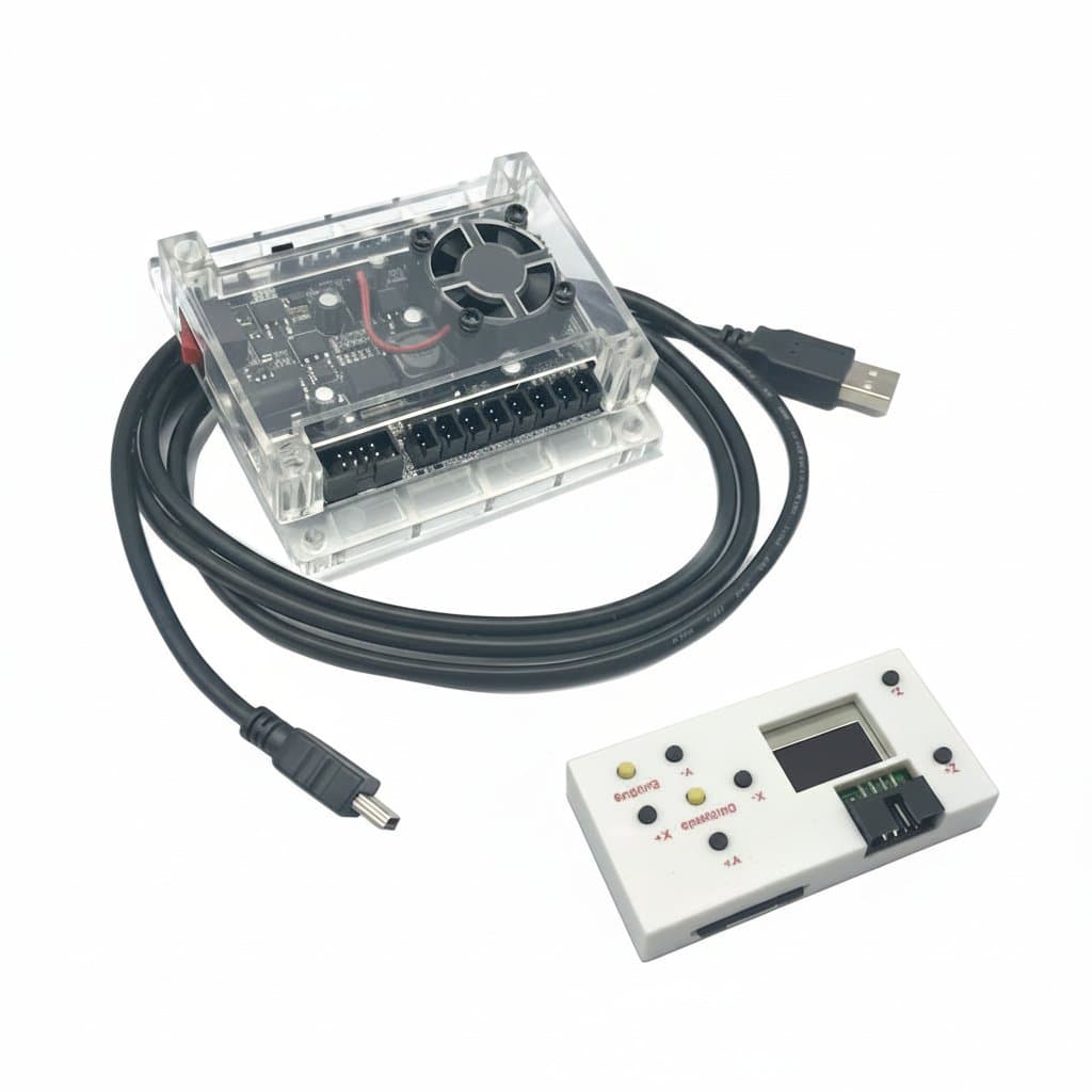 1.1 CNC Control Board | 3-Axis Engraving & Laser Controller | USB-C & Offline Operation