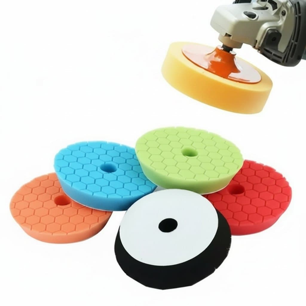 3-inch diamond dry polishing pad for marble, granite, and quartzite. Flexible resin sanding disc for stone and glass surfaces.