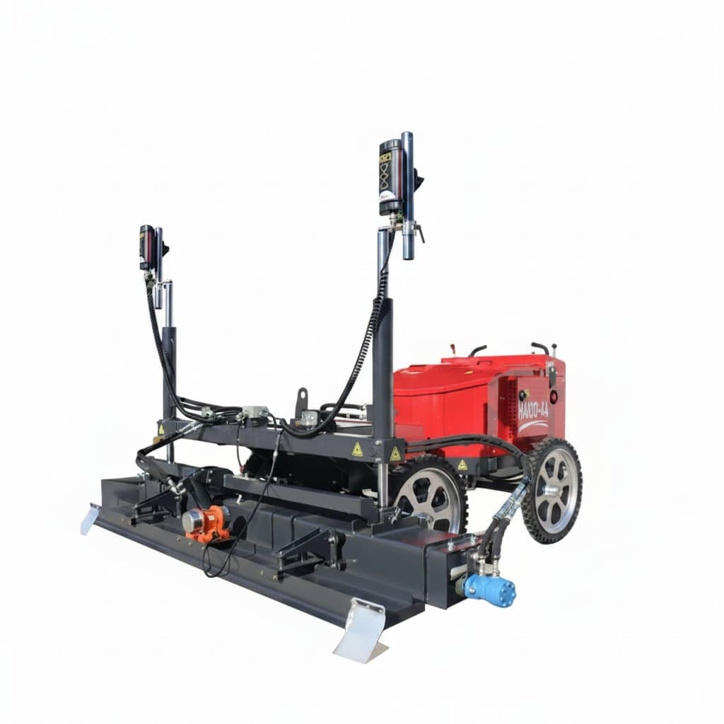 Laser Screed Machine | Automated Concrete Floor Leveling System | Ride-On Operation
