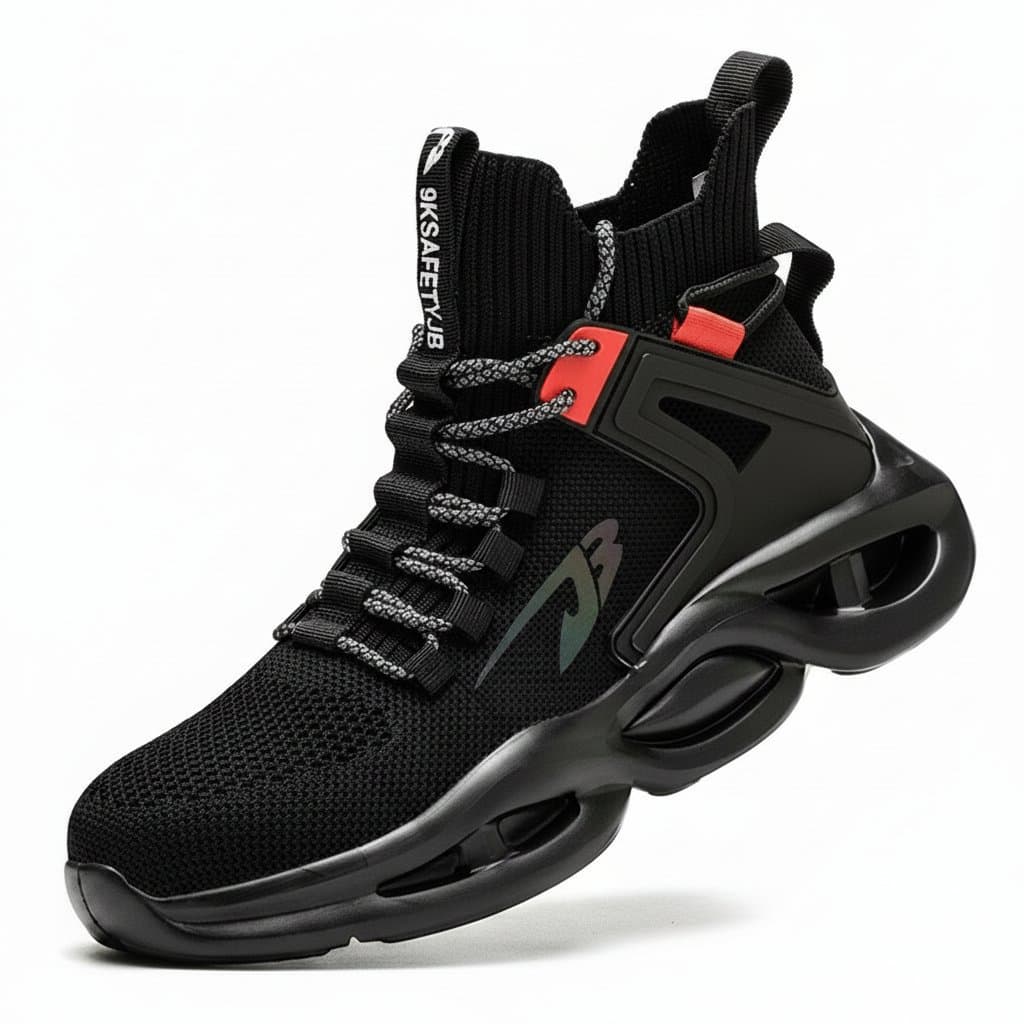 2025 Safety Boots | High-Top Steel Toe Work Sneakers | Anti-Smash Indestructible Design
