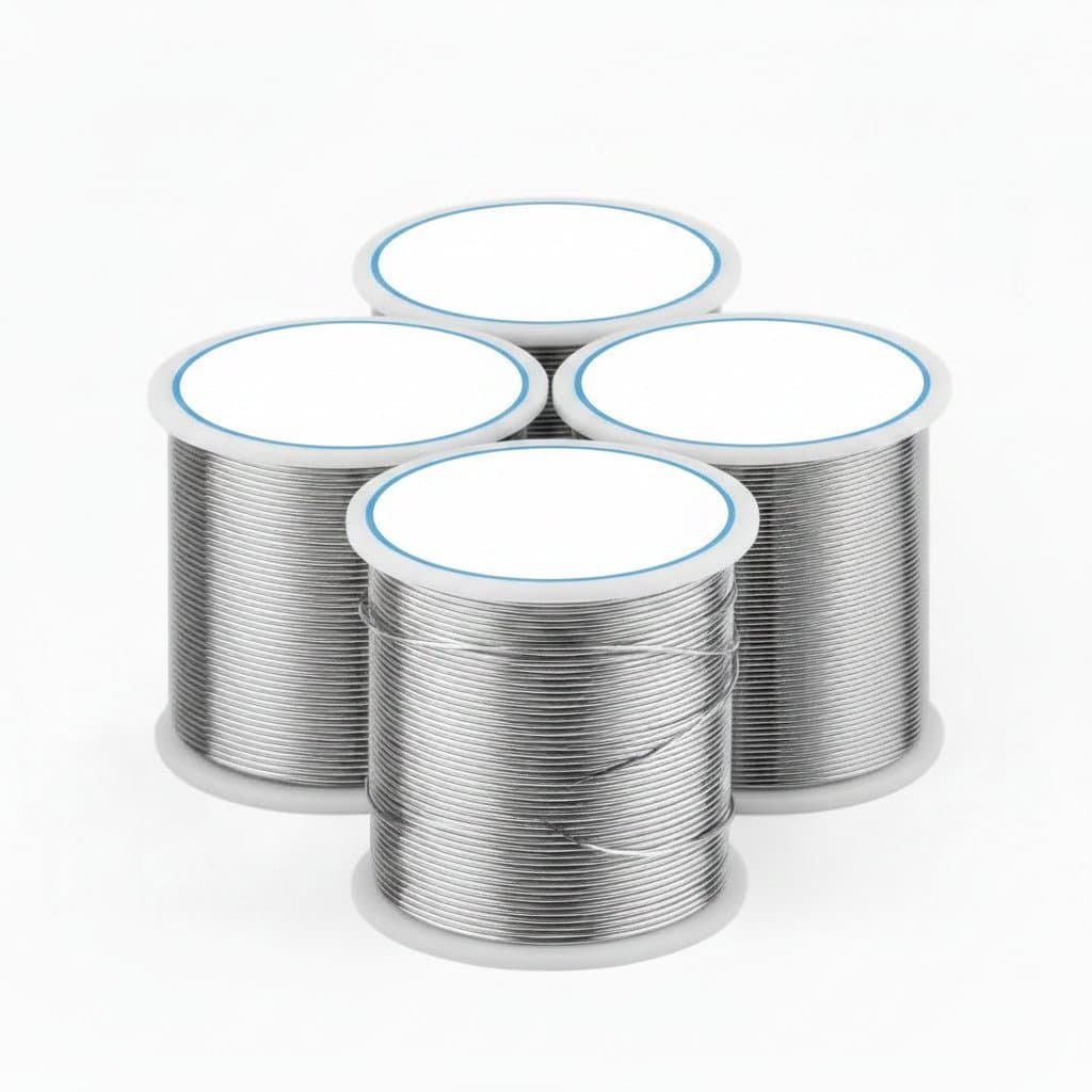 MECHANIC HX-T100 500g reel of 63/37 tin lead solder wire with rosin core, ideal for electronics welding and repair.