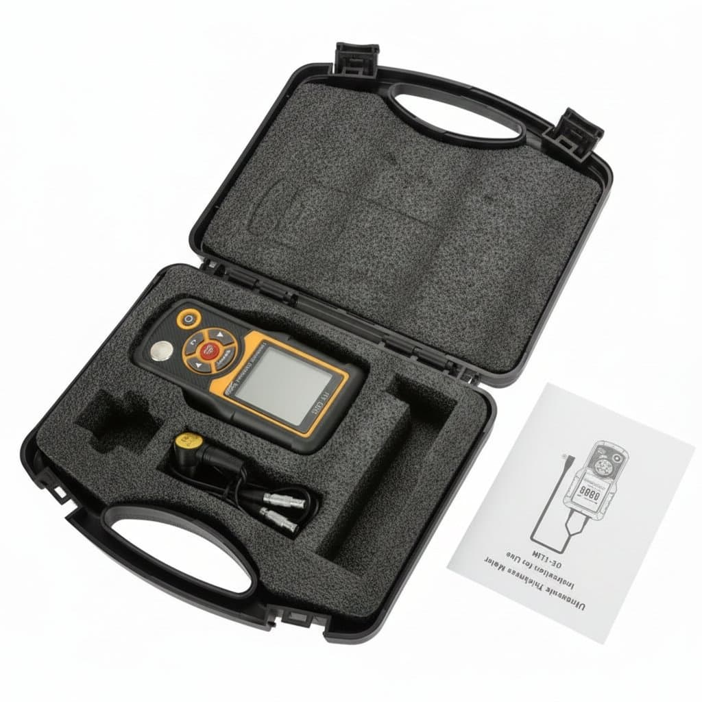 Ultrasonic Thickness Gauge | High-Resolution Color Display | Data Logging for Metal & Ceramics - Image 1