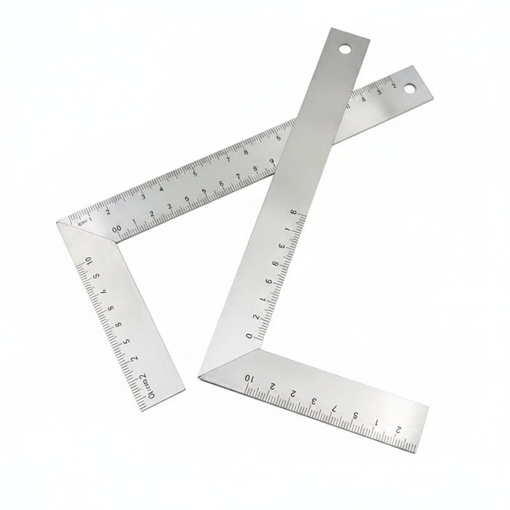 Precision Combination Square | 250mm & 300mm Stainless Steel Ruler | Machinist-Grade Tool - Image 1
