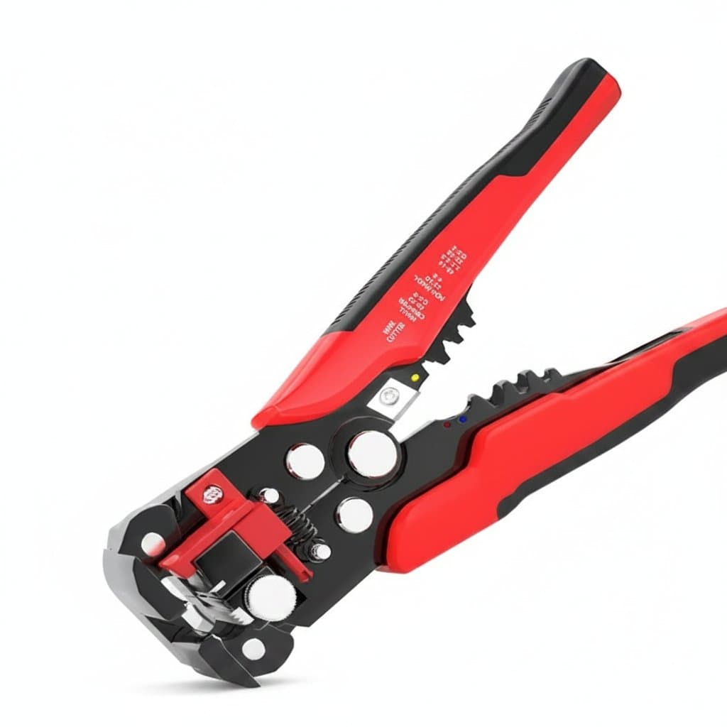 Adjustable Wire Stripper & Crimper Tool | Automatic Terminal Pliers for Electrical Work - Image 1