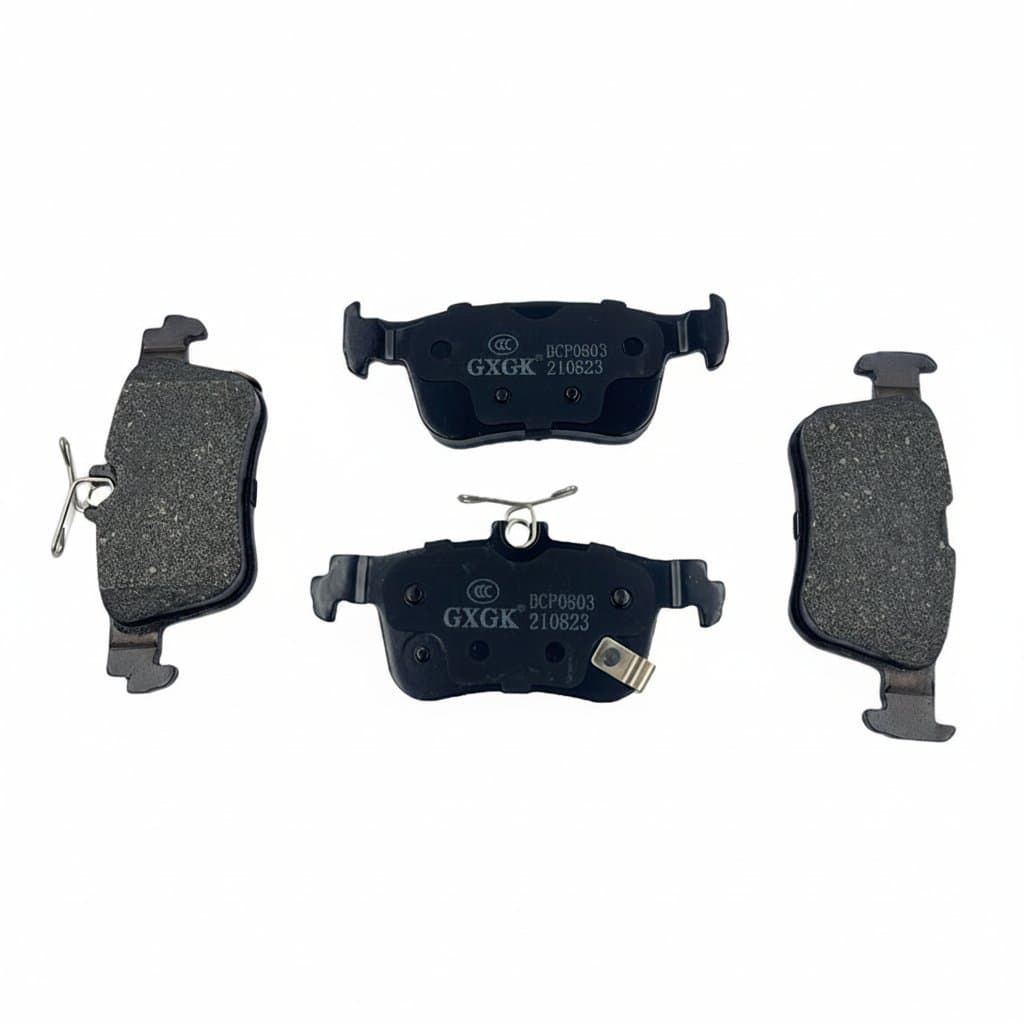 A rear brake pad set, featuring ceramic brake pads, for CHANGAN CS55 PLUS (2019-2023) 1.5T UNI-T.
