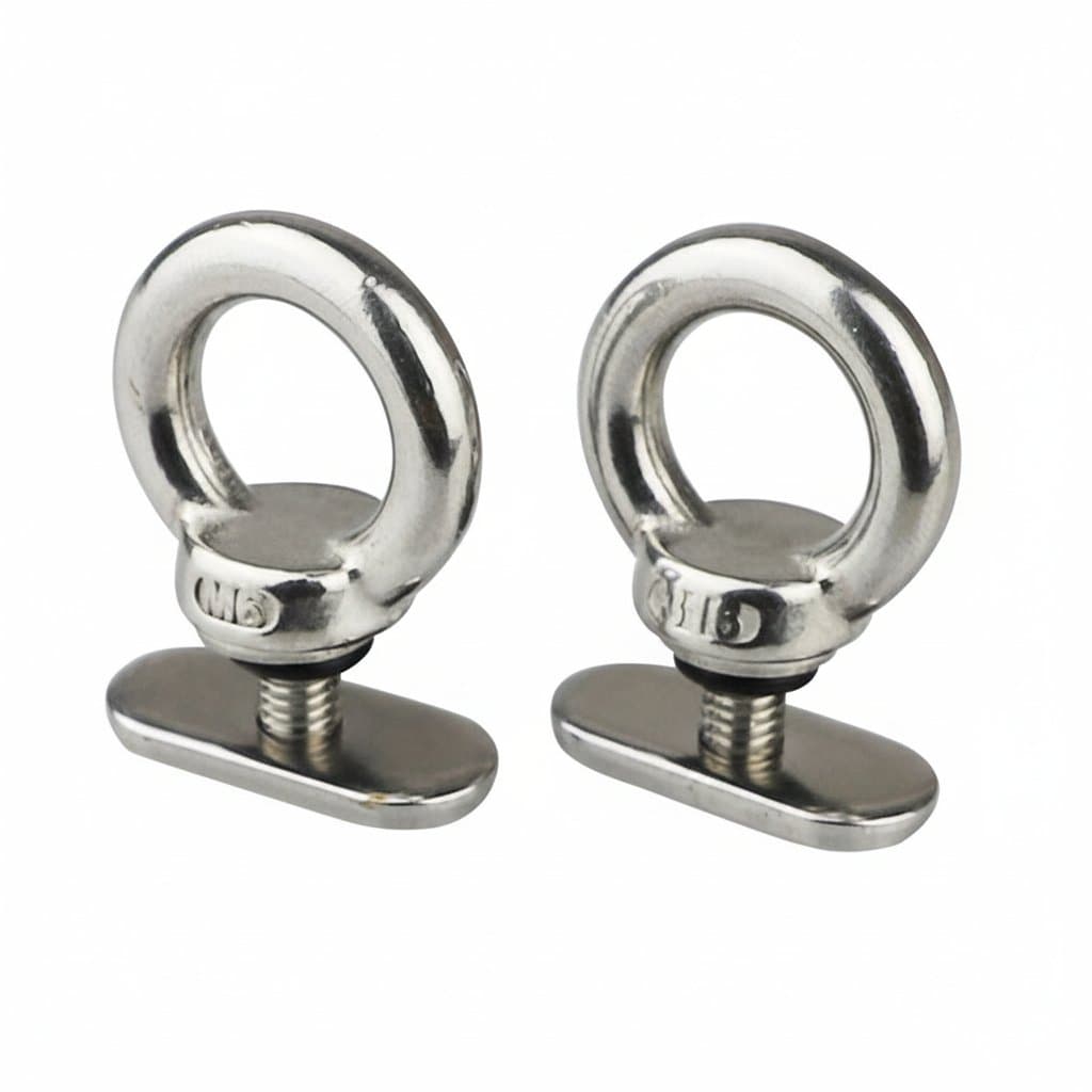 316 Stainless Steel Eye Bolt Track | Kayak & Canoe Fasteners | Trailer & Tent Hardware