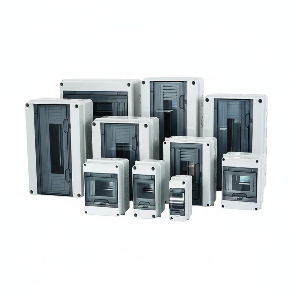 DIN Rail Enclosure | IP65 Rated Wall-Mount Electrical Box | Circuit Breaker Protection
