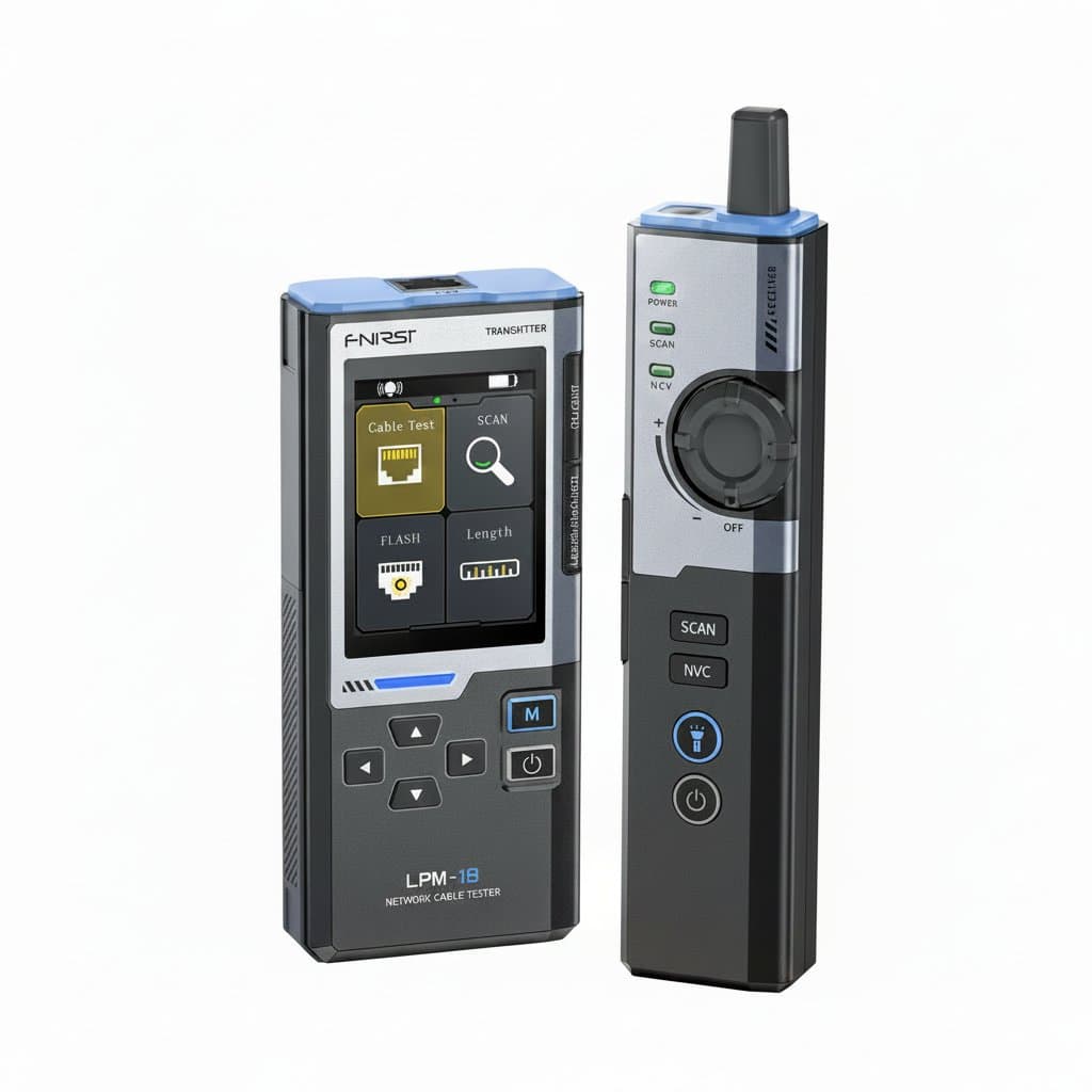 Network Cable Tester | RJ45/RJ11 Line Finder | Port Flash Anti-interference - Professional Grade Tool