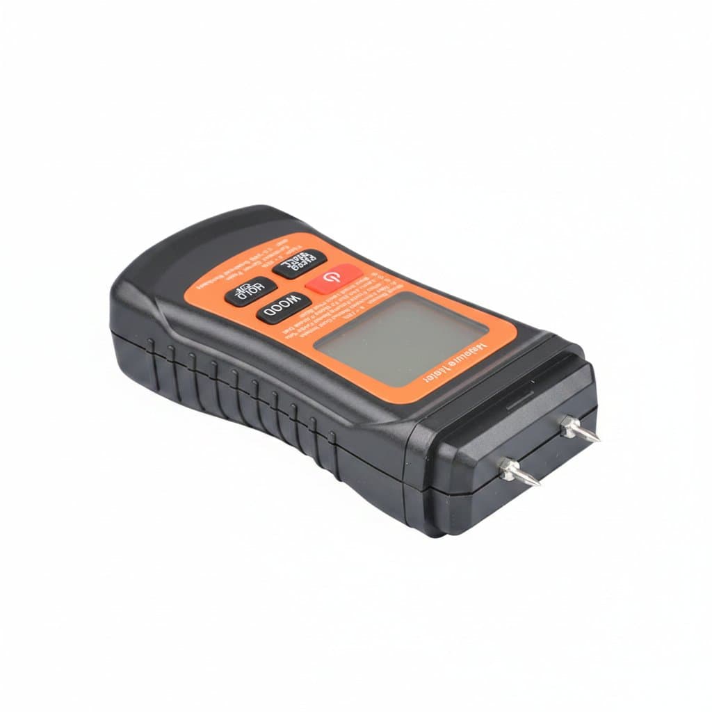 Pinless Moisture Meter | Ball Probe & Color LCD | Wood, Drywall, Concrete Analyzer