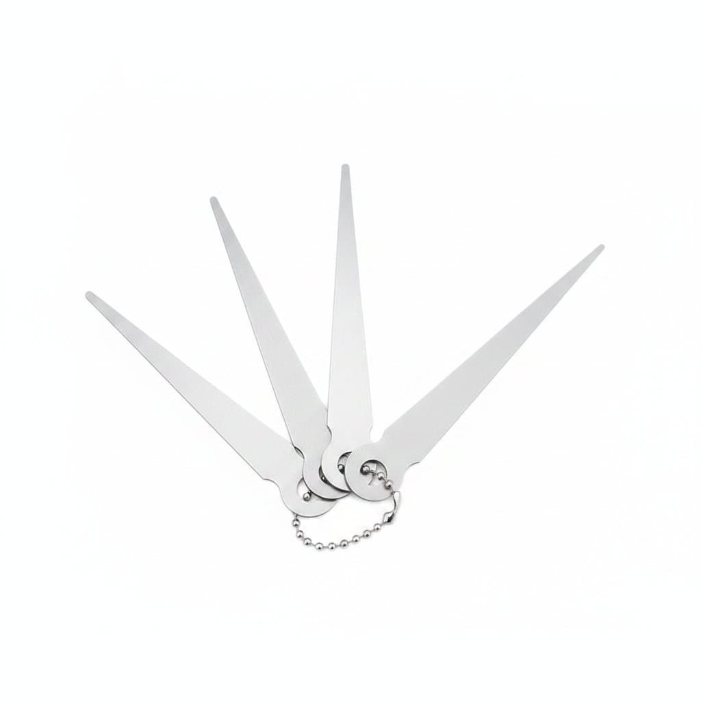 Feeler Gauge Set | Taper & Gap Measurement | Stainless Steel, 10mm Range - Professional Grade Tool