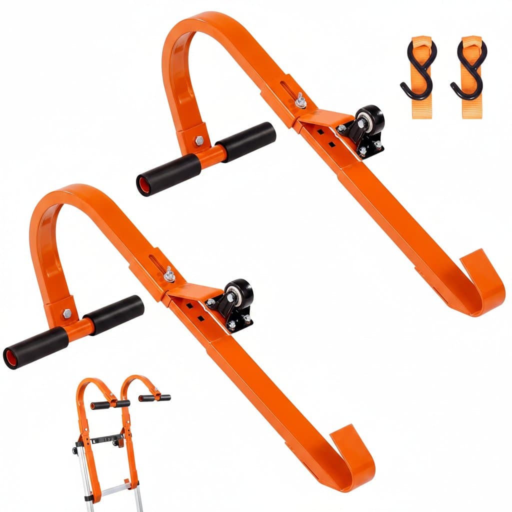 VEVOR Ladder Roof Hook Heavy Duty Steel Ladder Stabilizer Ro - Premium Construction & Building > Construction Tools with professional quality and features