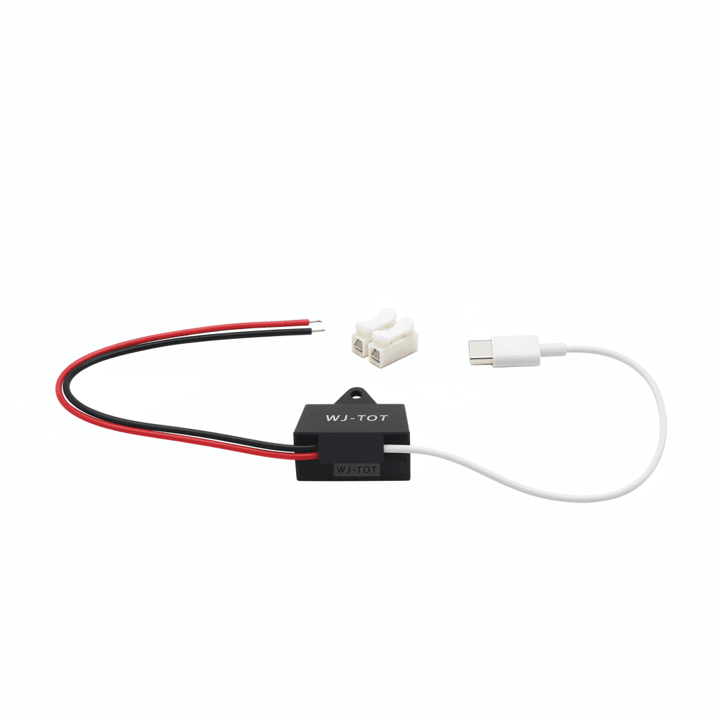 AC to DC Power Adapter | 220V to 5V USB | Waterproof for Security Cameras & WiFi Devices