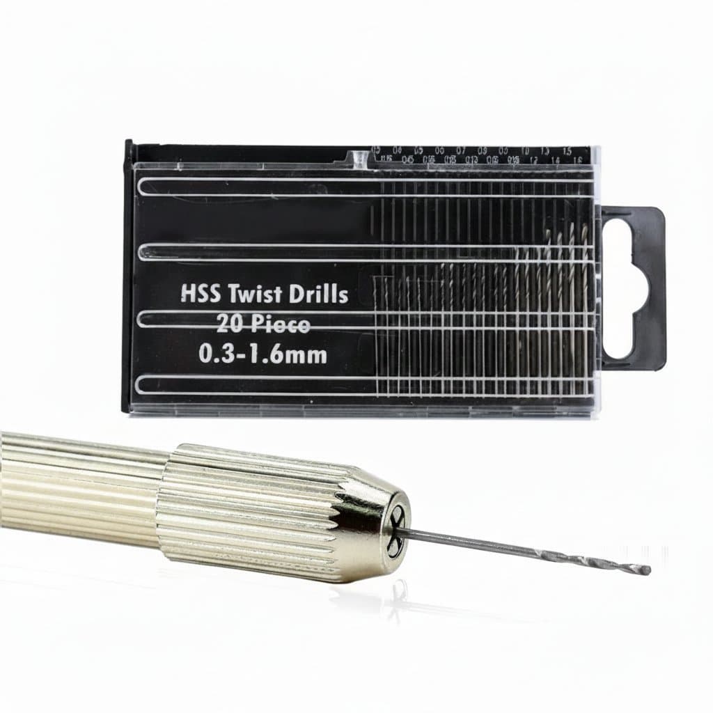 CMCP Mini HSS Spiral Drill Bits Set 0.3mm-1.6mm for Jeweller - Premium Tools & Hardware > Drill Bits with professional quality and features