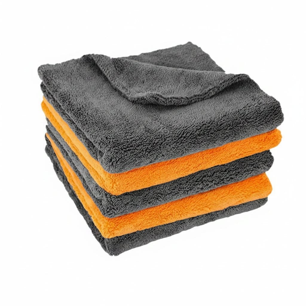 Microfiber Cloths | 40x40cm Thick Car Detailing Towels | Auto Wash Drying