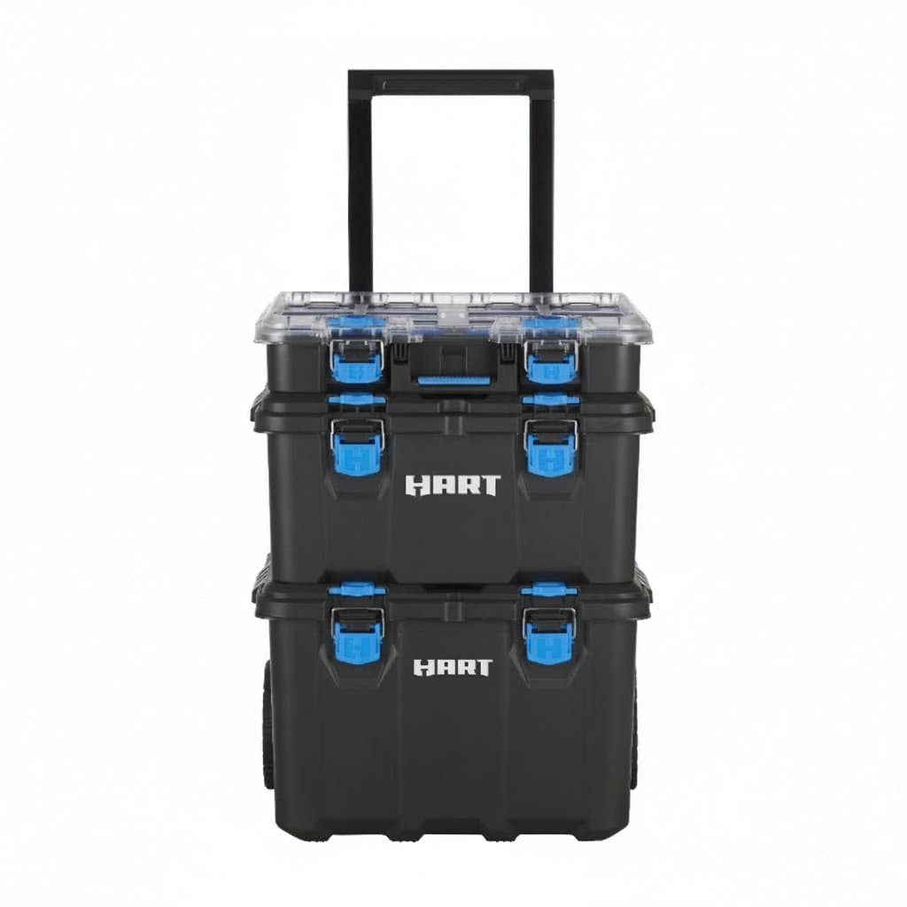 Modular Tool Box | 7-Part Organization System | Portable Mobile Storage Large Toolbox