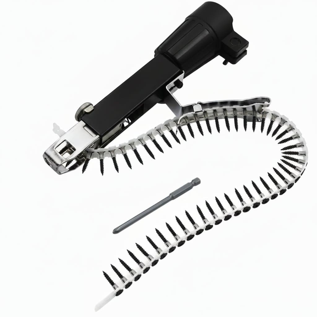 Chain Nail Gun Adapter | Cordless Drill Attachment | Woodworking Power Tool Conversion - Image 1