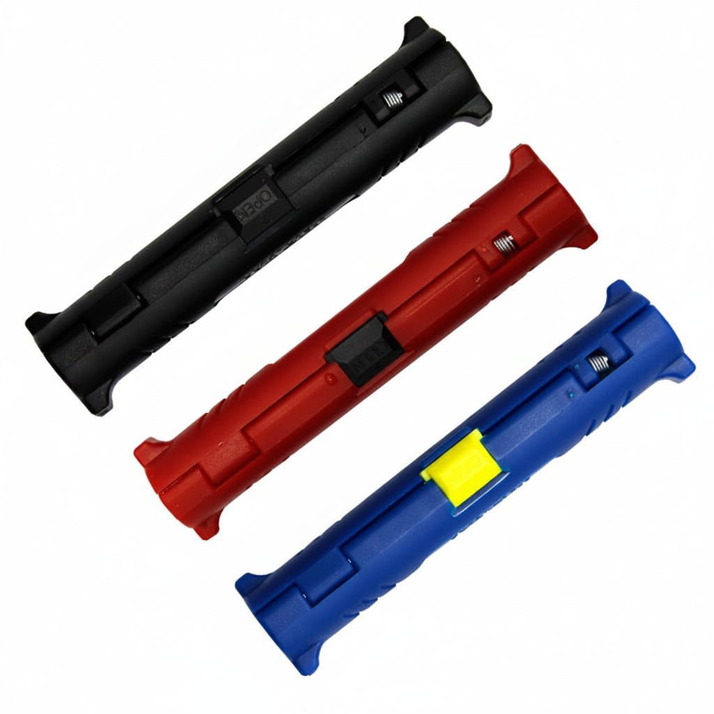 2-in-1 Cable Stripper | Network & Coaxial Cable | Automatic Wire Tool - Professional Grade Tool