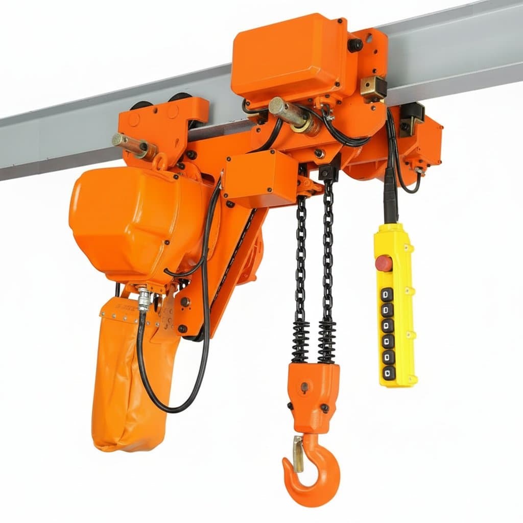 Premium 380V explosion-proof electric chain hoist with remote control, designed for industrial lifting and material handling tasks.