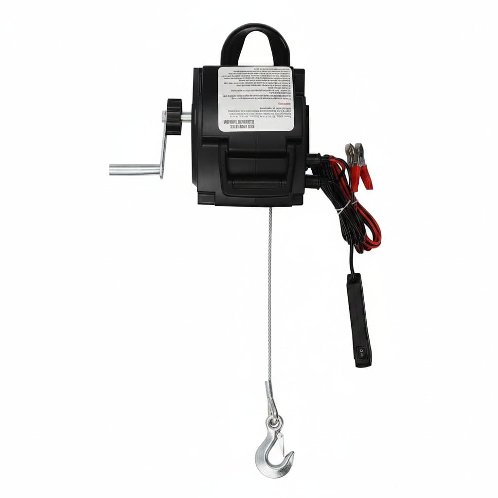 12V Electric Winch | 5000lb Pulling Power | Dual Wireless & Manual Control - Image 1