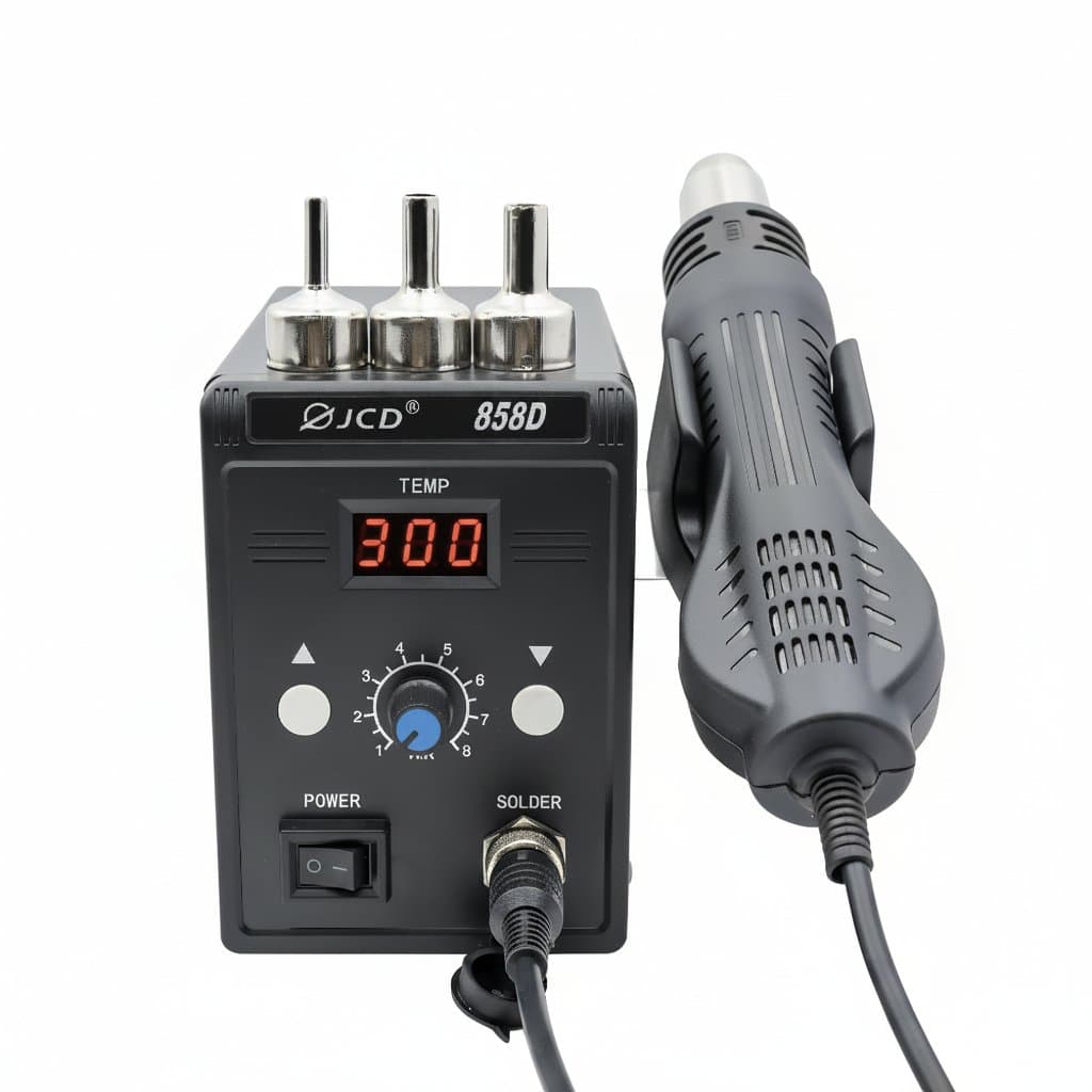 Hot Air Rework Station | Digital Temp Control | 700W 110V/220V for SMD/SMT