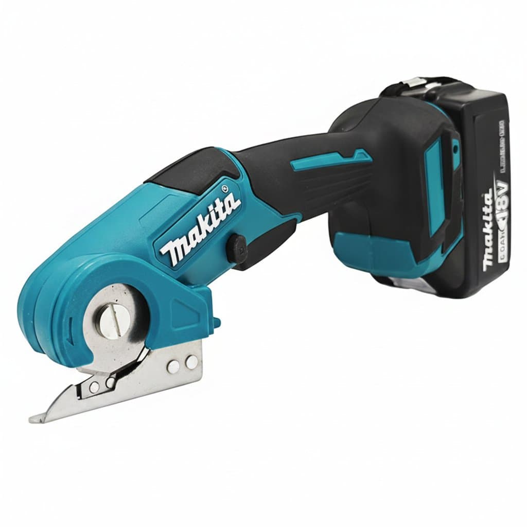 Makita 18V Cordless Fabric & Carpet Cutter | Multi-Tool Attachment for Upholstery & Trimming