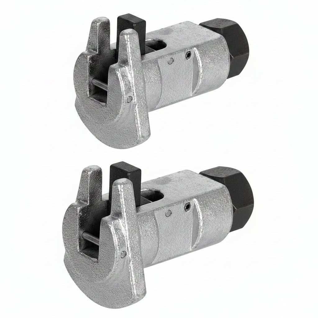 Labor-saving car suspension disassembly kit with hydraulic shock absorber removal claw and ball head swing arm separator.