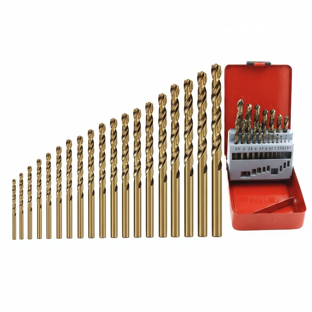 High-Four-edged 3-piece masonry drill bit set with 4, 5, and 6mm tungsten carbide tips for drilling concrete, stone, and brick.
