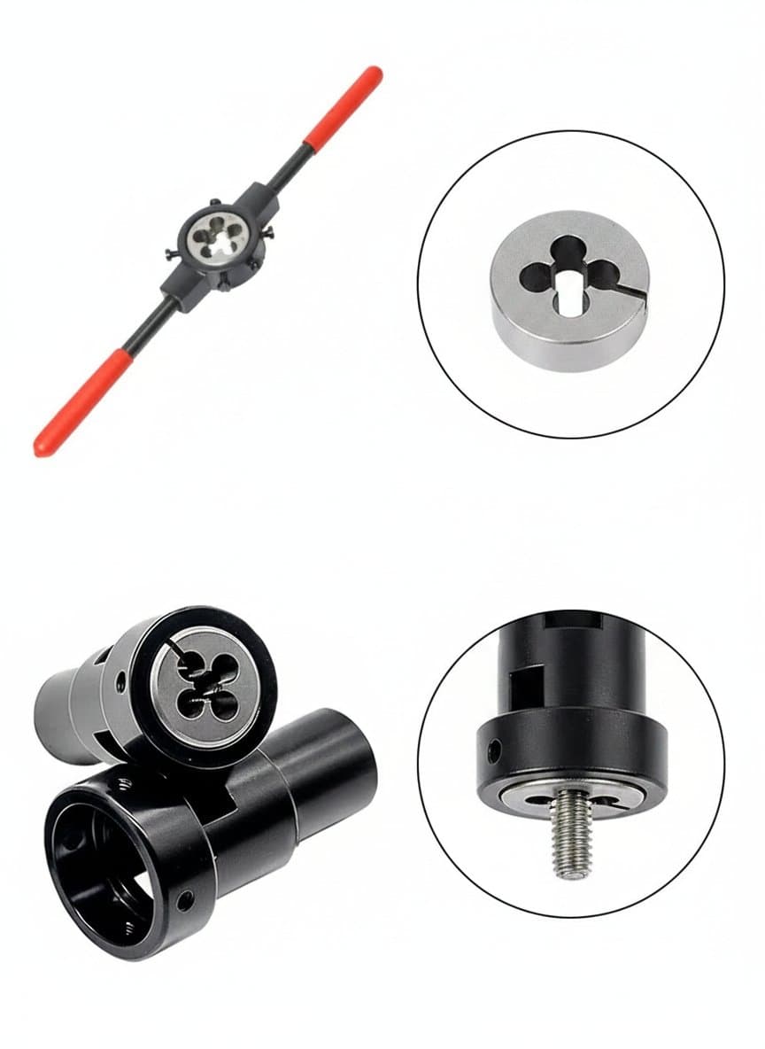 Threading Die Set | HSS-CO Fine Thread Taps | BSP & NPT Pipe Sizes 1/8 to 1/4 - Image 1