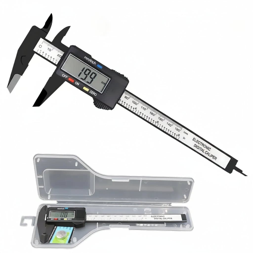 Digital Caliper | Inch/Millimeter Conversion | 0-6 inch LCD Display