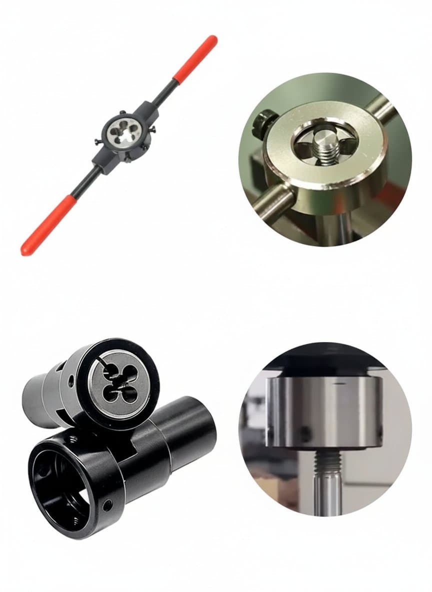 Threading Die Set | M1-M24 Machine Screw Taps | Precision External Thread Cutting