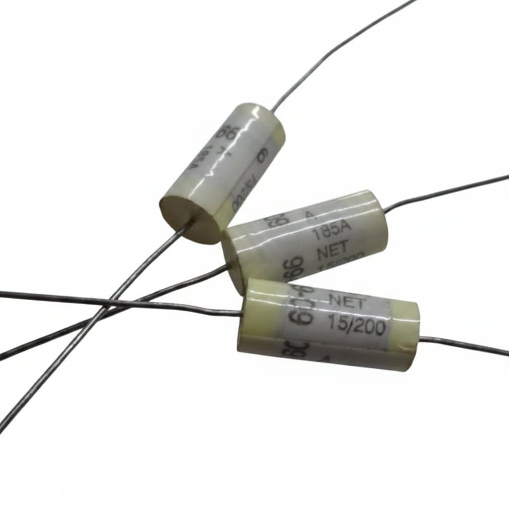 AEROVOX 0.15uf 200v axial film capacitor, a 10-piece set of 154-coded 150nf electronic components for audio and circuit boards.