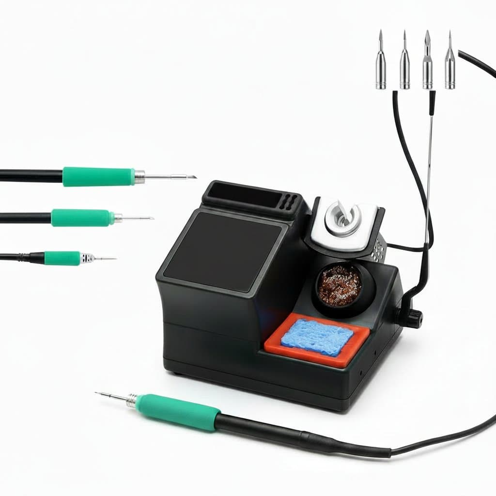 Soldering Station with Temperature Control | 210°C-245°C Range | Precision Iron & Handle