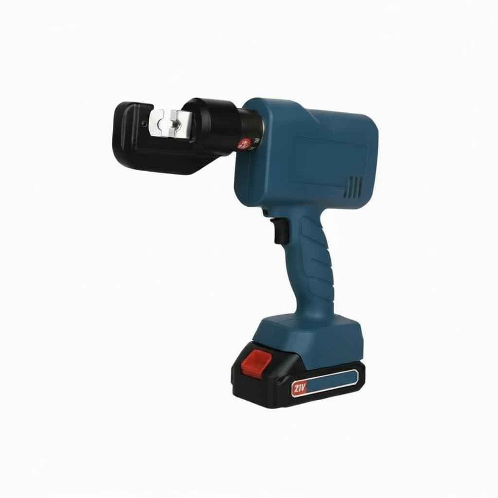 SME-70 portable electric hydraulic crimping plier with lithium battery for 4-70mm² copper and aluminum terminals, professional electrician tool.
