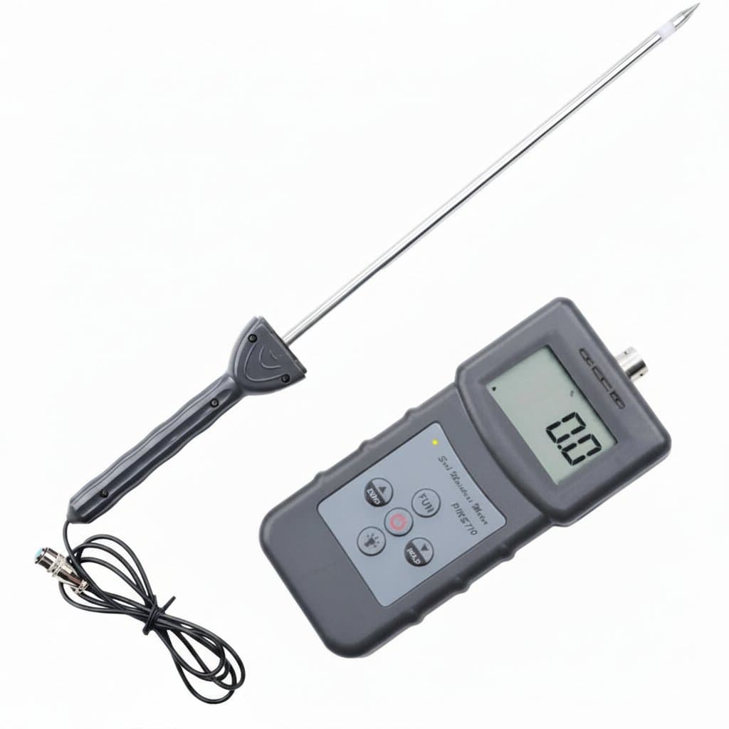 High-Precision Digital Soil Moisture Meter: LCD Hygrometer for Concrete, Cement & Sand