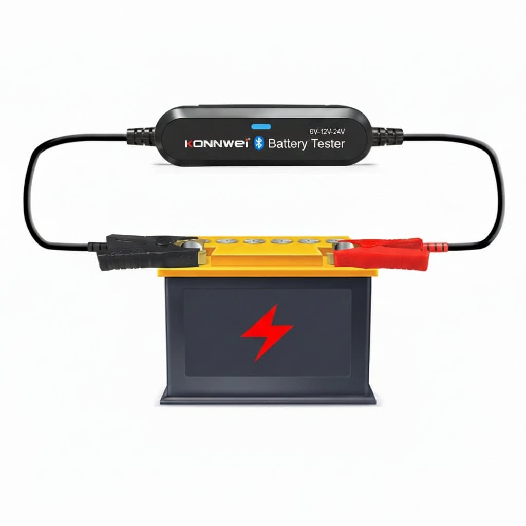 Car Battery Tester | 6V 12V 24V Bluetooth 5.0 | Waveform Monitor & Cranking Test