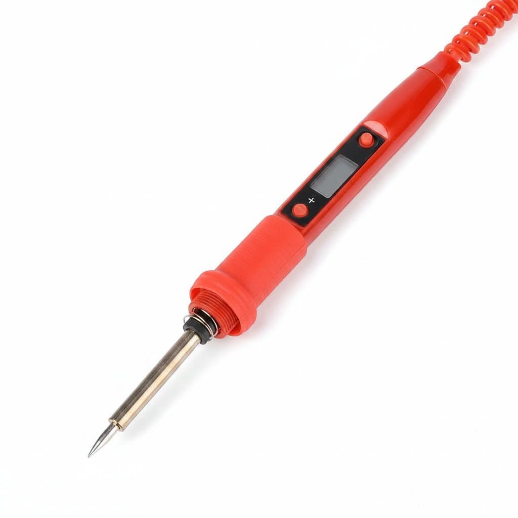 JCD 908S 80W Soldering Iron Kit with adjustable temperature control and LCD digital display for precise welding and repair work.