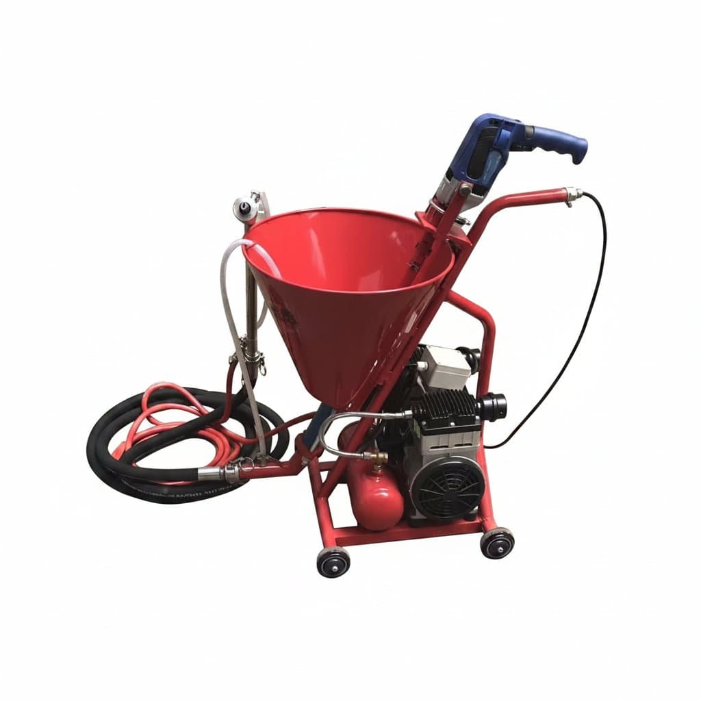 Putty Sprayer | High-Pressure Cement & Plaster Machine | Wall Leakage Repair & Waterproofing